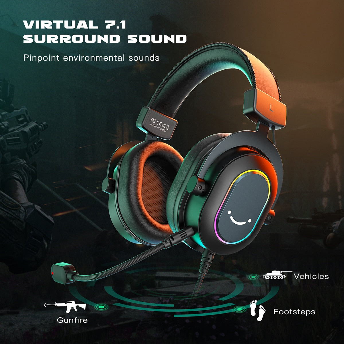 The Dynamic RGB Gaming Headset