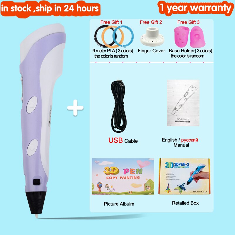 3D Drawing Printing Pen with LCD