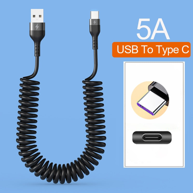 66W 5A USB Type C

coiled spring