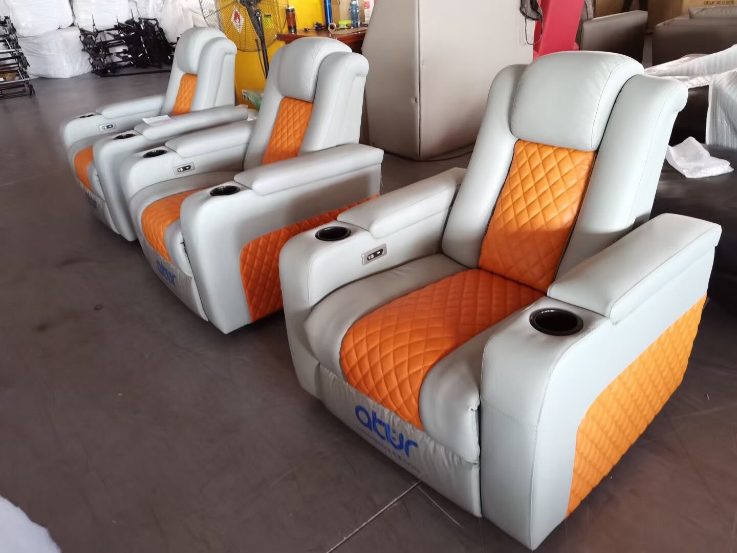 HOME CINEMA electric recliner massage sofa bed