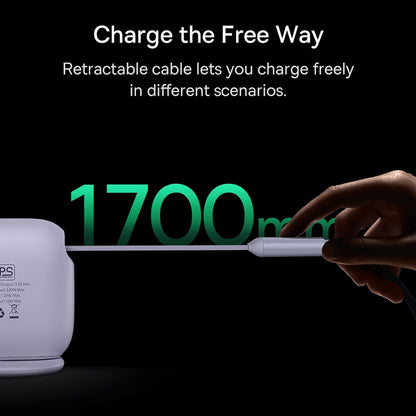 The Retractable 100W 3-in-1 USB C Charger