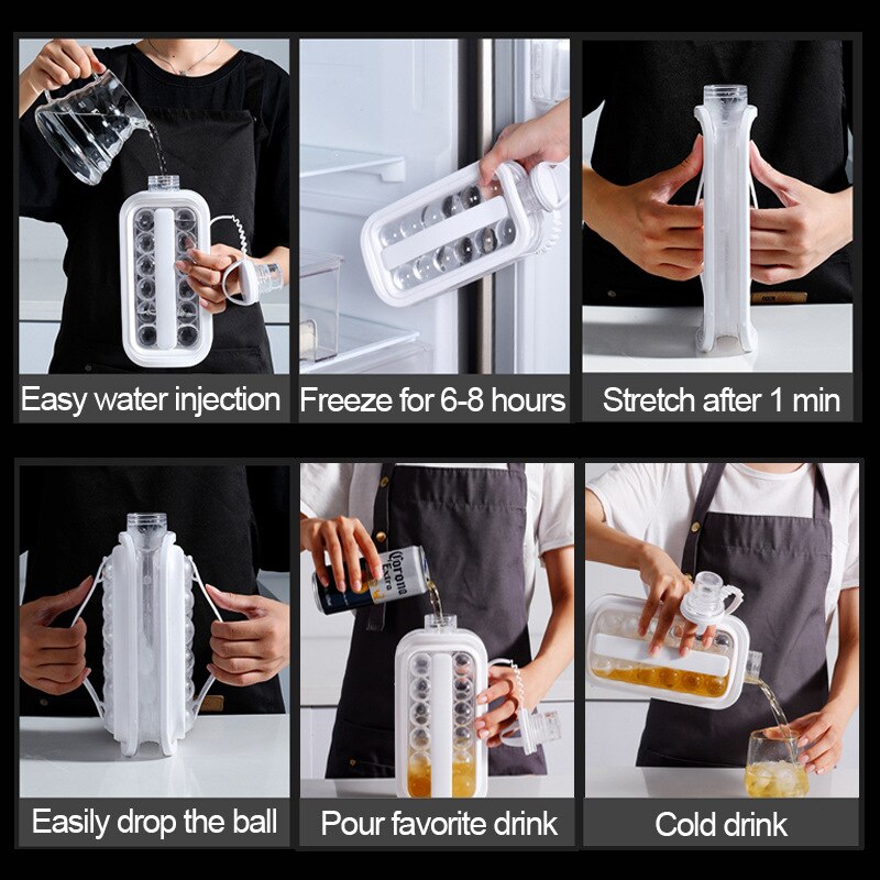 Foldable Ice Cubes Maker