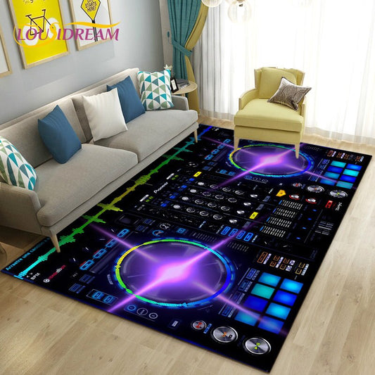 keyboard area rug