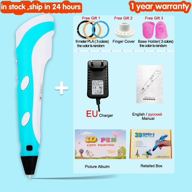 3D Drawing Printing Pen with LCD