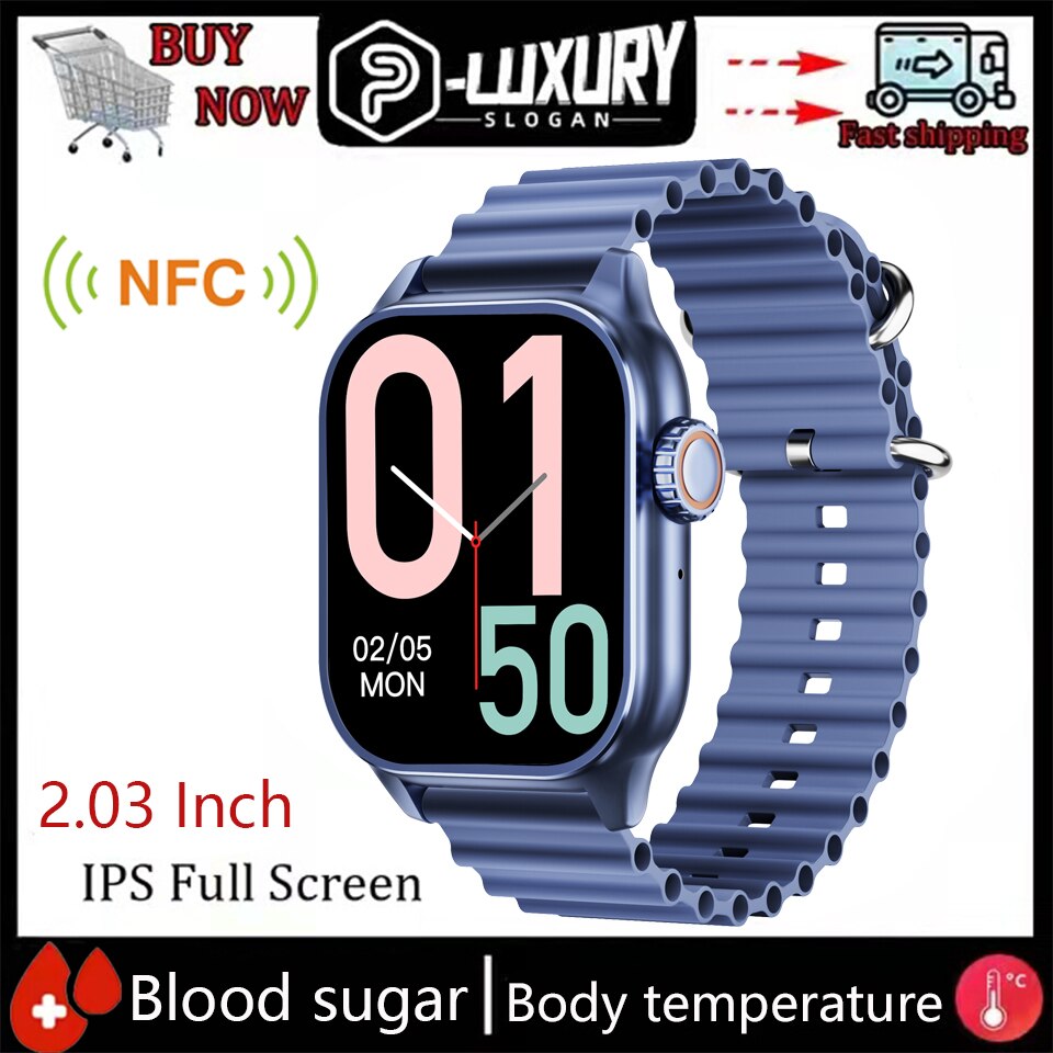 p-lux by merlin Blood Sugar Smart Watch