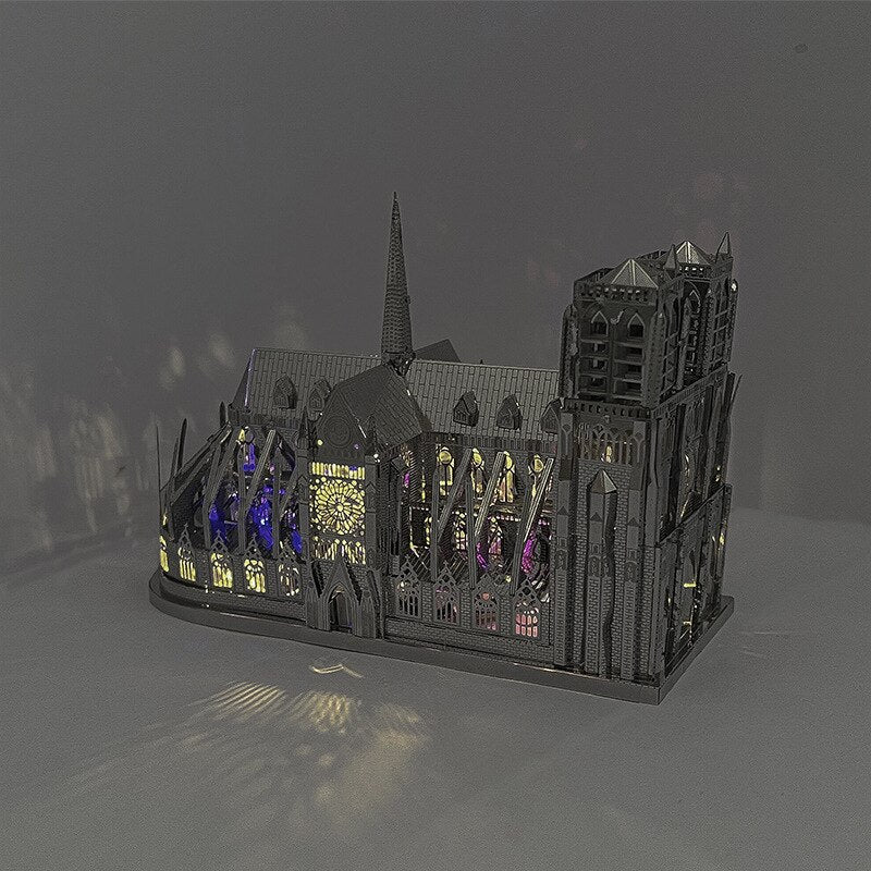 Notre Dame De Paris 3D DIY Metal Jigsaw Puzzle