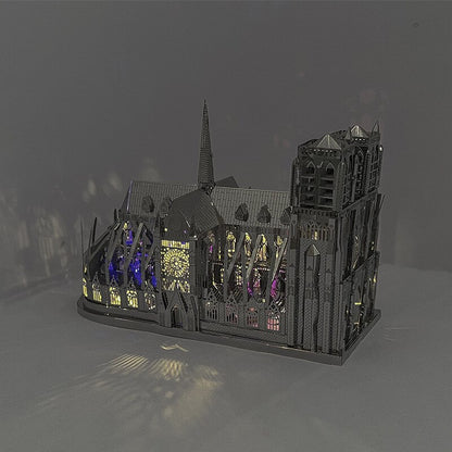 Notre Dame De Paris 3D DIY Metal Jigsaw Puzzle