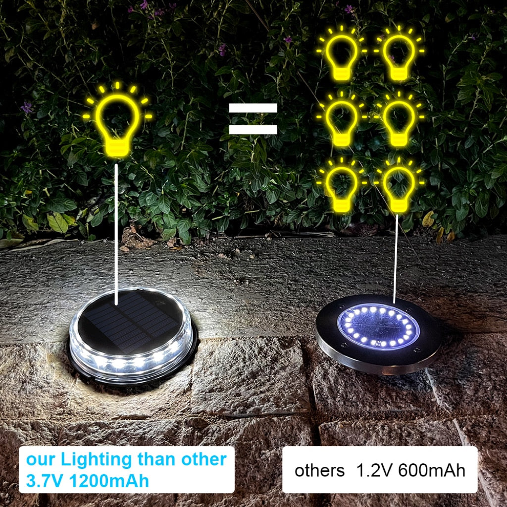 4Pack Solar Ground Light