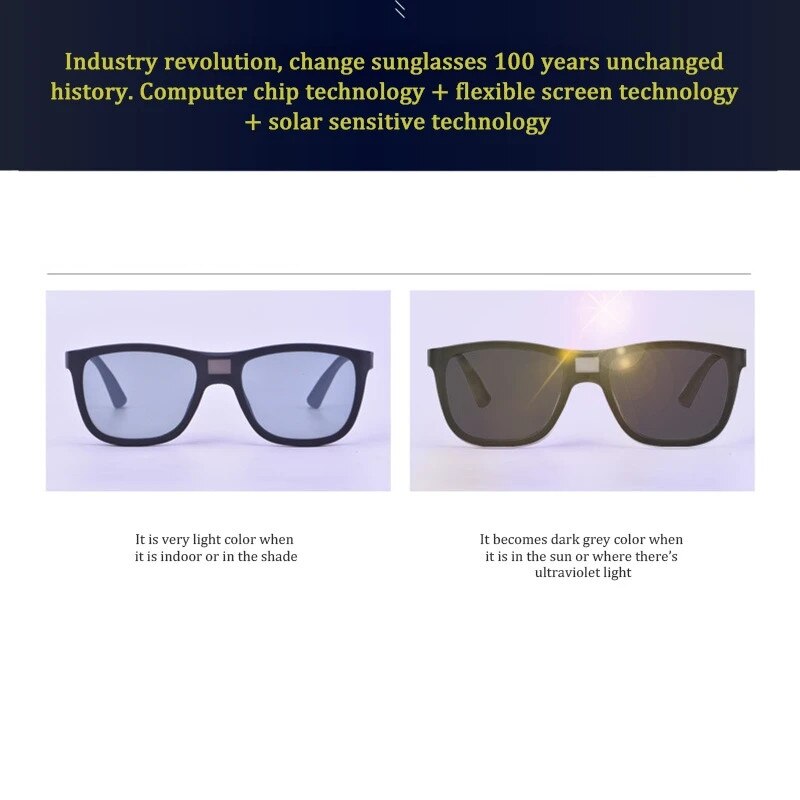 Chameleon Glasses - cpu based auto sunglasses