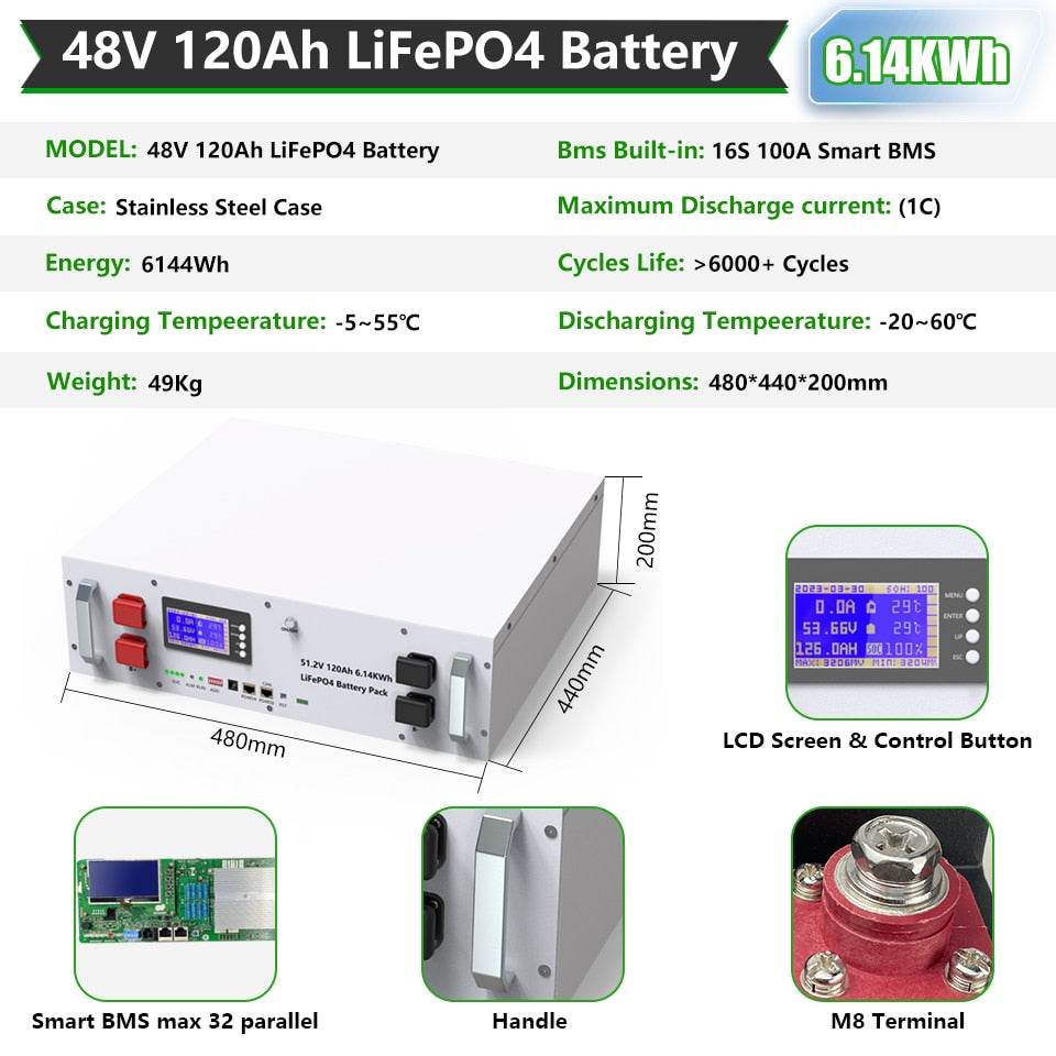 48V 230Ah 12Kwh Battery Pack