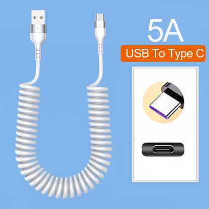 66W 5A USB Type C

coiled spring