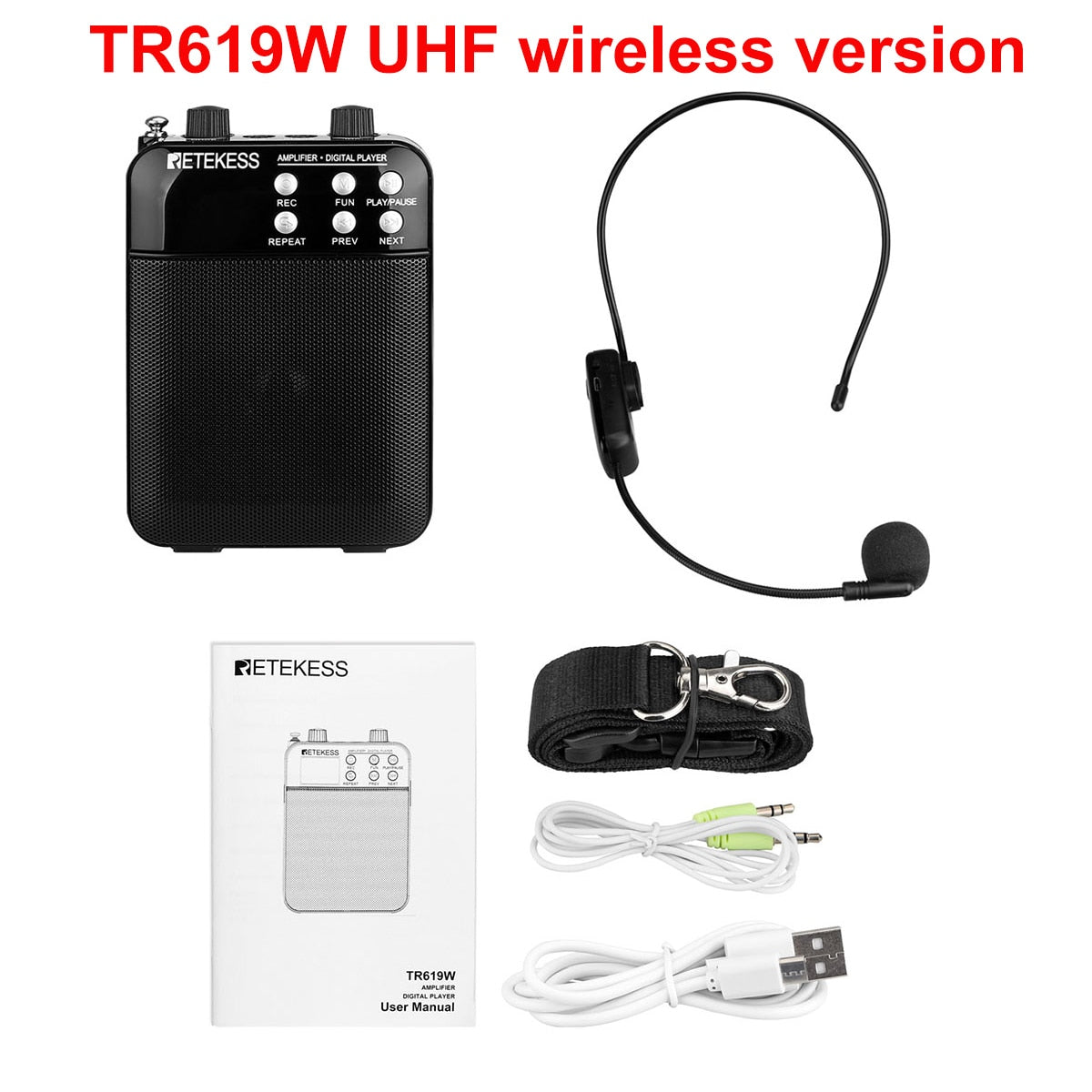 Portable 3W FM Recording Voice Amplifier