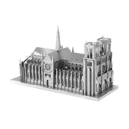 Notre Dame De Paris 3D DIY Metal Jigsaw Puzzle