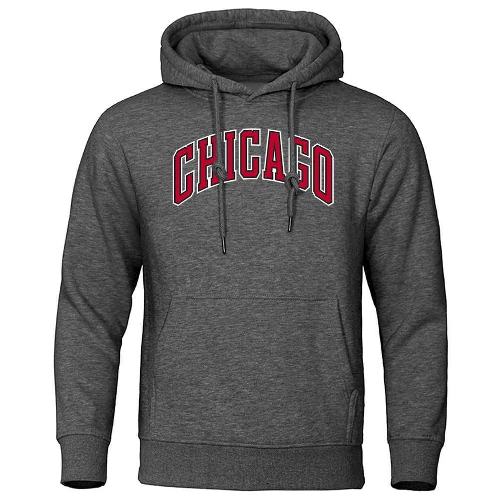 Chicago Basketball Uniform Street Printed Hoodie