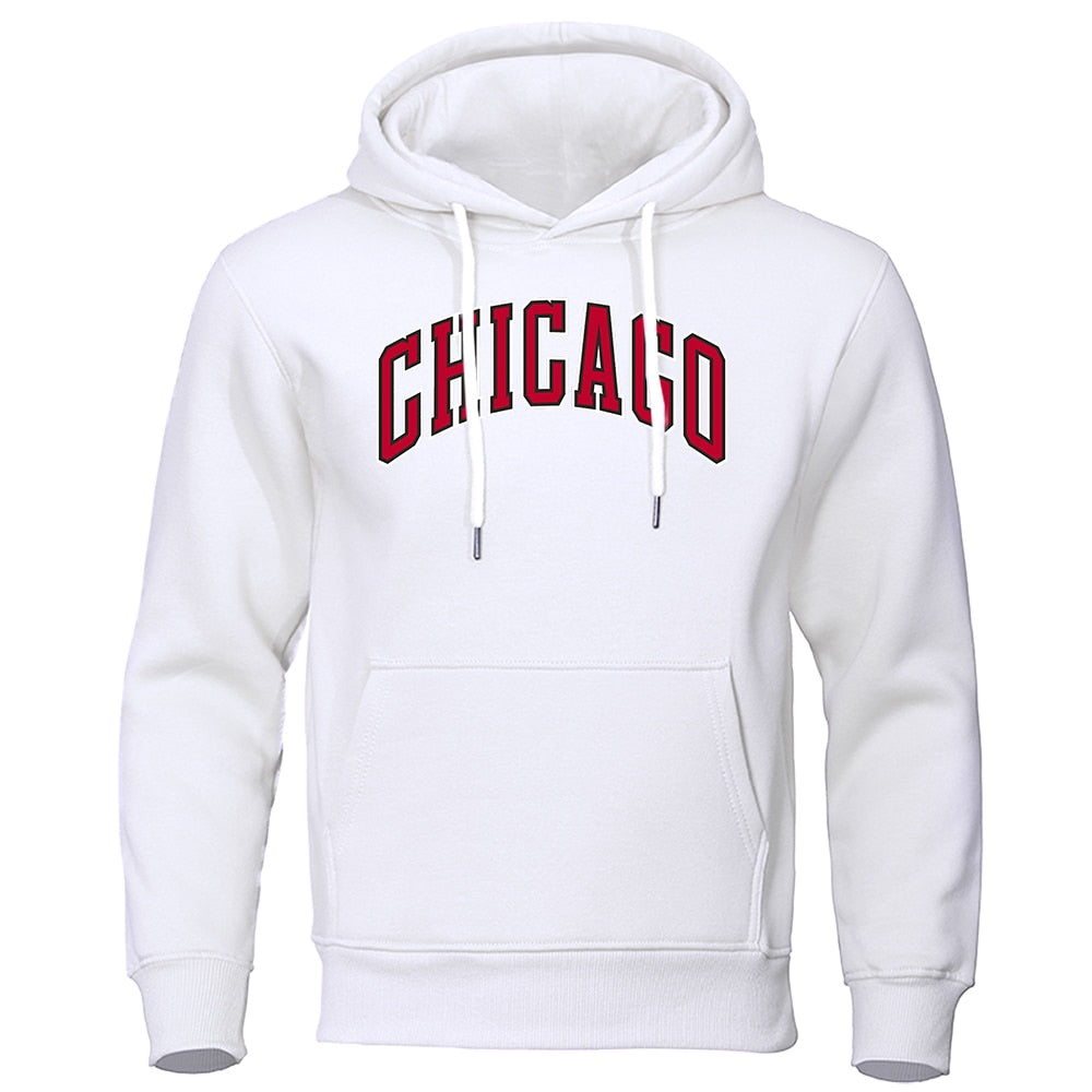 Chicago Basketball Uniform Street Printed Hoodie