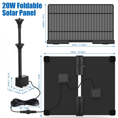 20W Solar Water Pump Kit