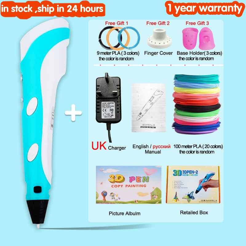 3D Drawing Printing Pen with LCD