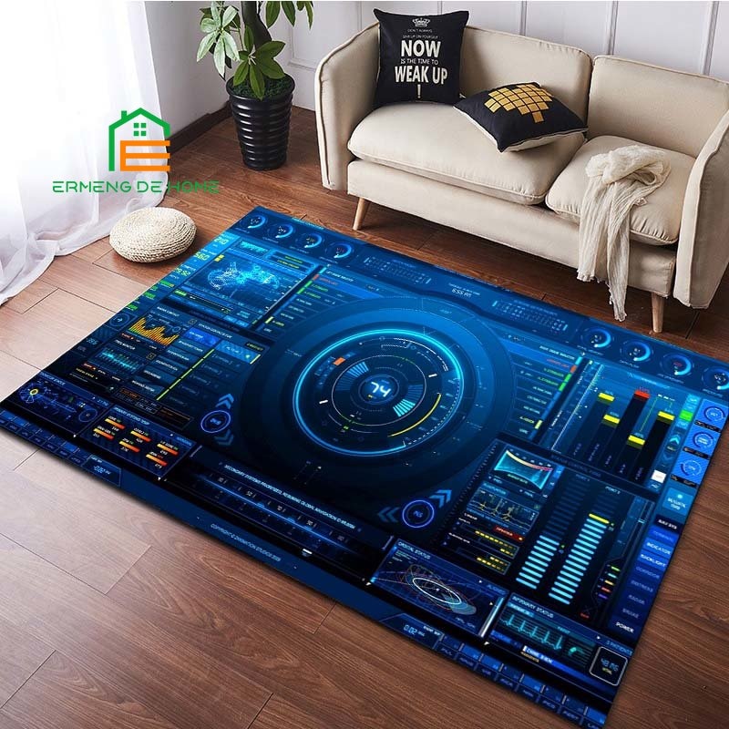 Vinyl Disc Player rug