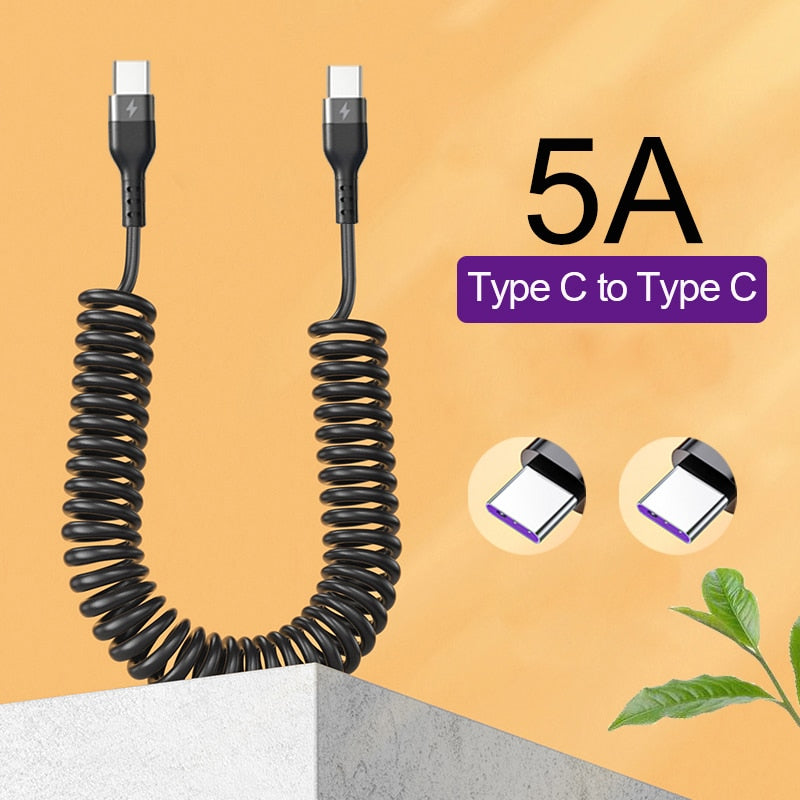 66W 5A USB Type C

coiled spring