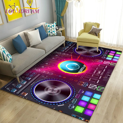 keyboard area rug