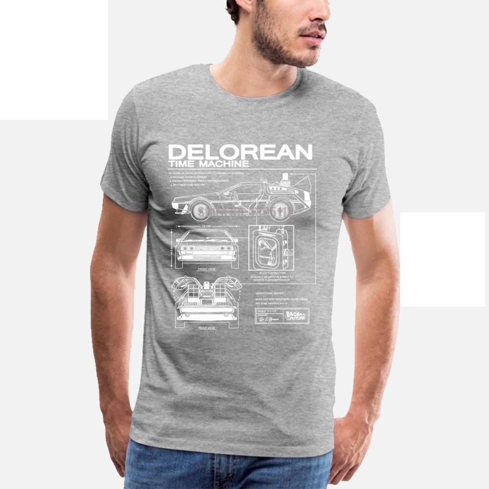 Delorean Schematic T-Shirt