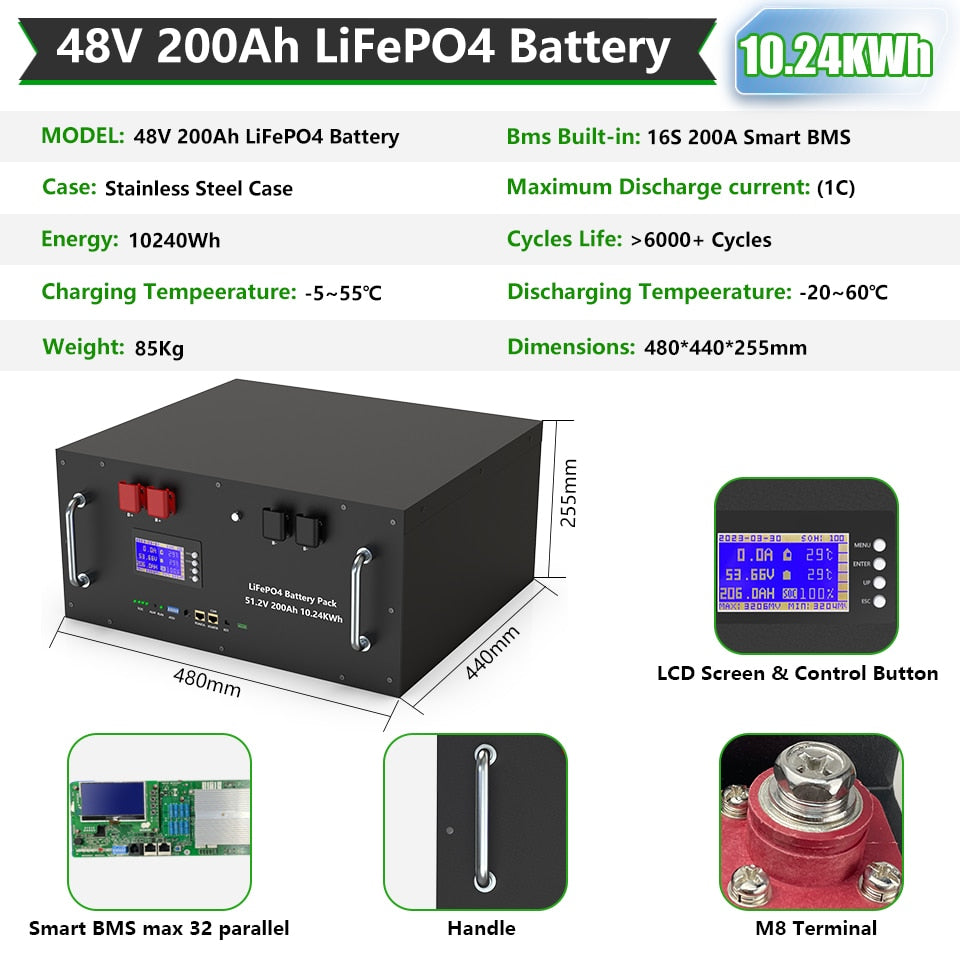 48V 230Ah 12Kwh Battery Pack