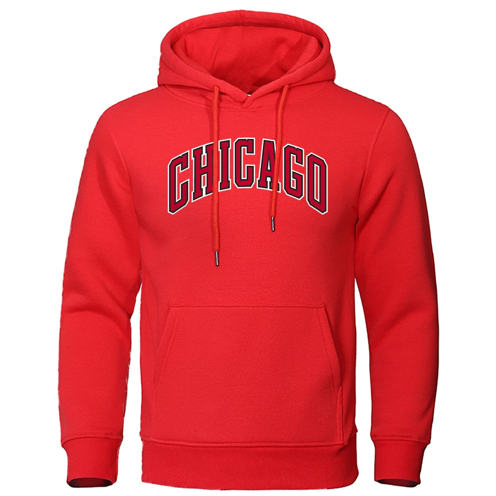 Chicago Basketball Uniform Street Printed Hoodie