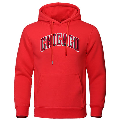 Chicago Basketball Uniform Street Printed Hoodie