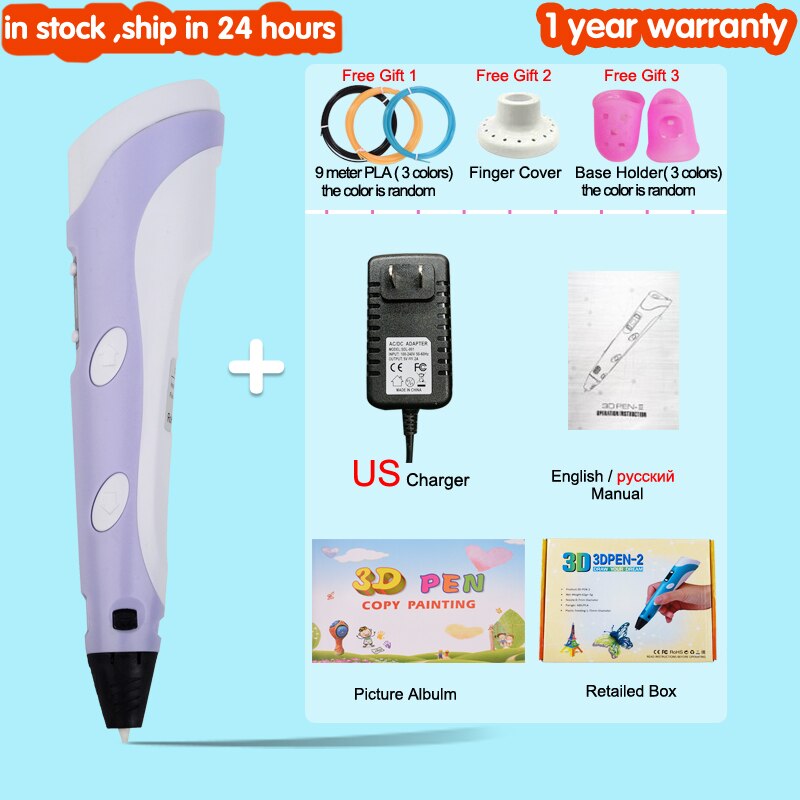 3D Drawing Printing Pen with LCD