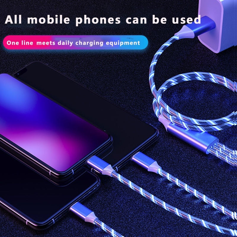 Glowing LED Phone Charger