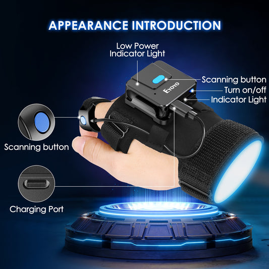 2D Bluetooth Barcode Scanner