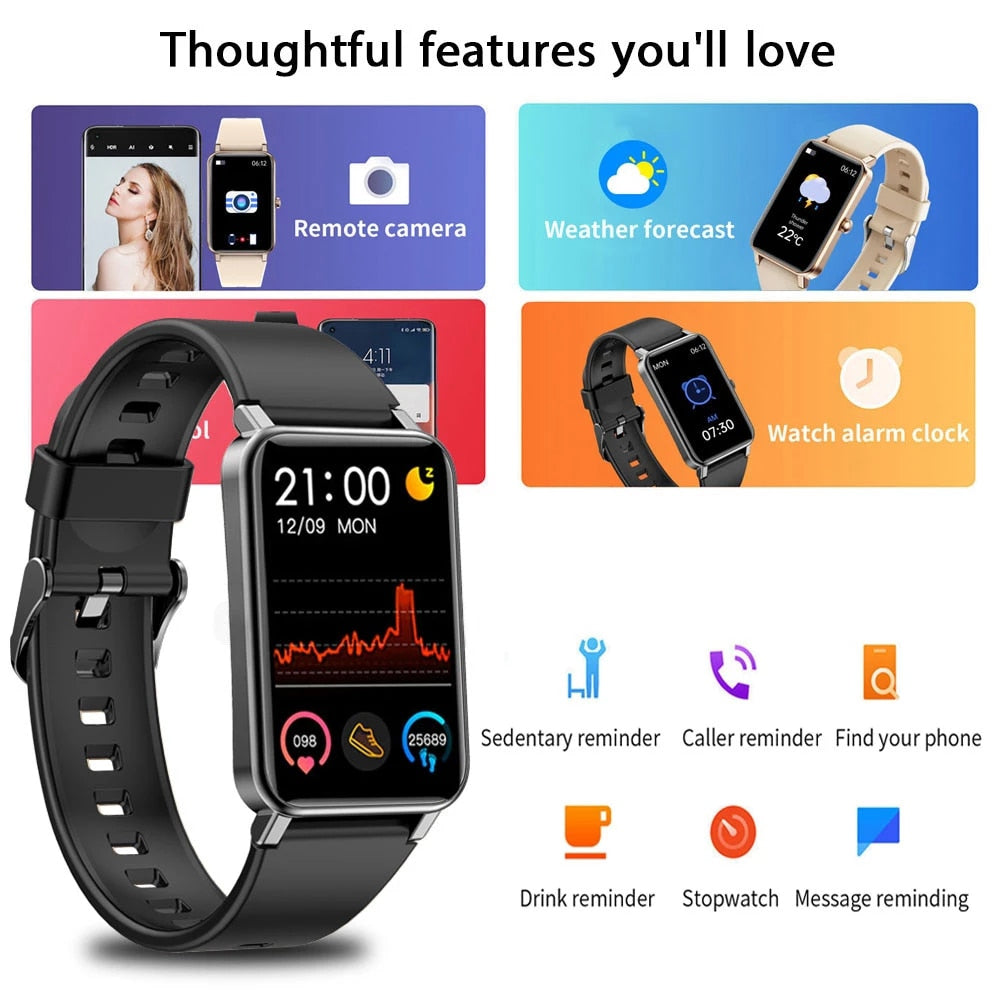 steel-cased smart watch