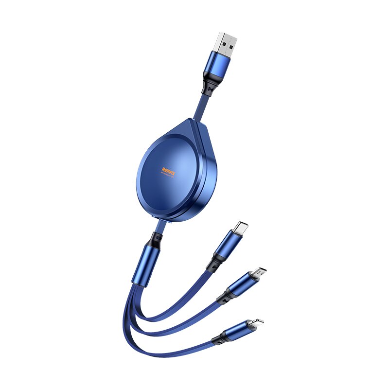 Merlin 3A 3 IN 1 USB Charge Cable Retractable