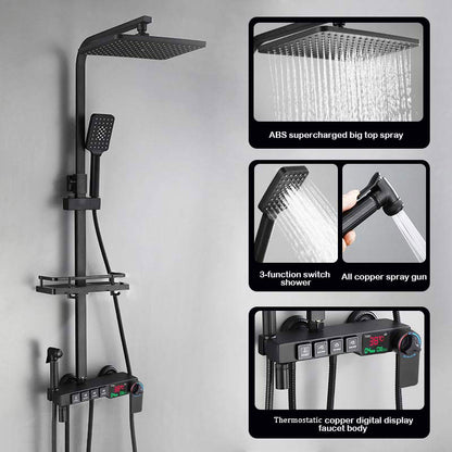 thermostatically pressurized showerhead