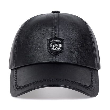 leather baseball Cap