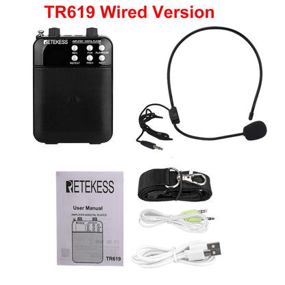 Portable 3W FM Recording Voice Amplifier