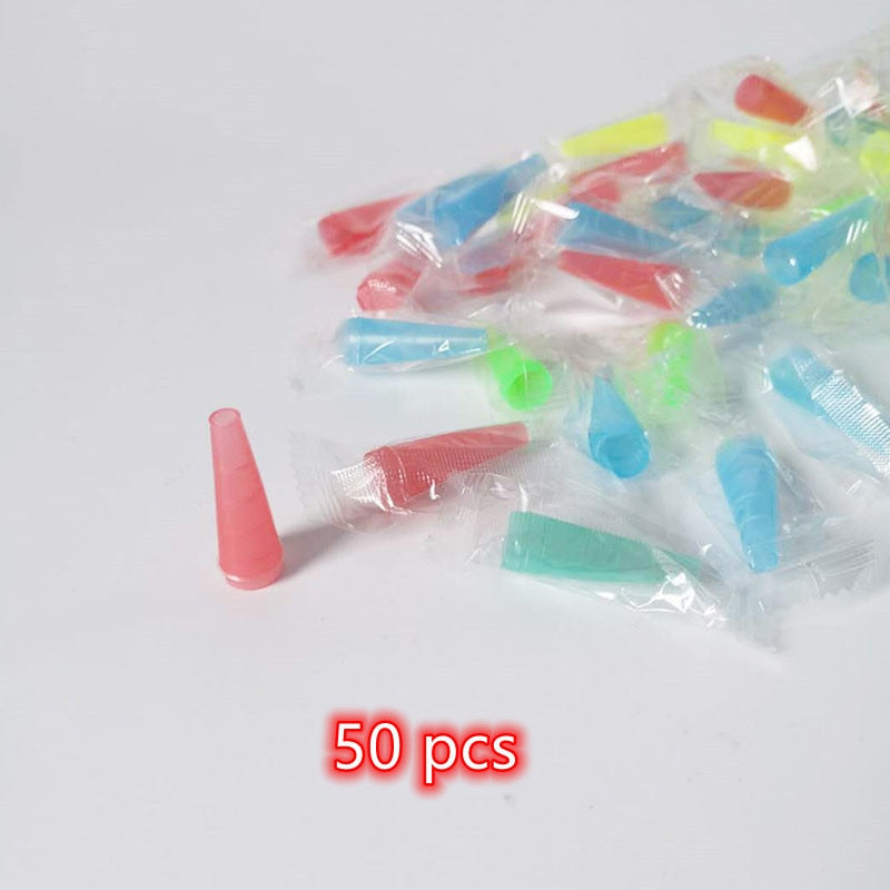 50/100pcs Colorful Mouth Tips