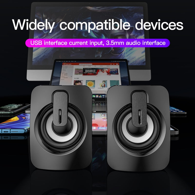 3D stereo sound laptop speakers