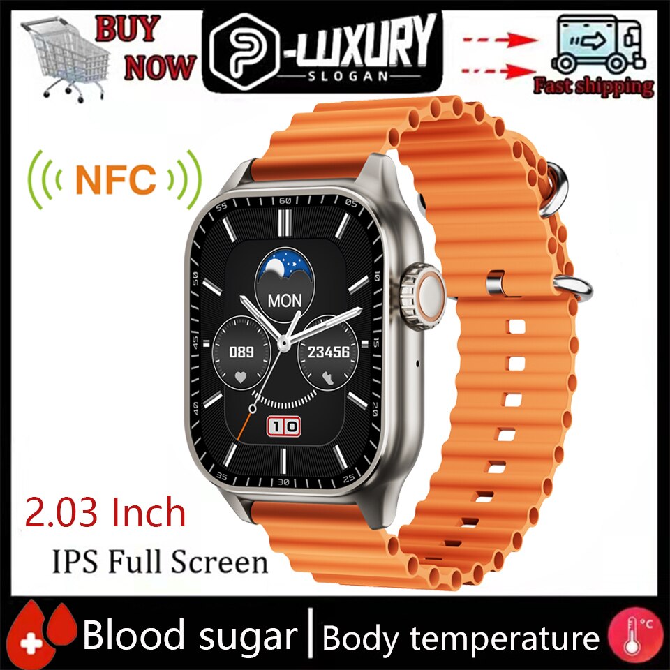 p-lux by merlin Blood Sugar Smart Watch