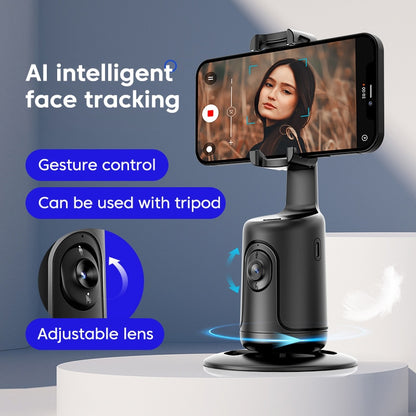 Auto Face Tracking Tripod 360°

#AI