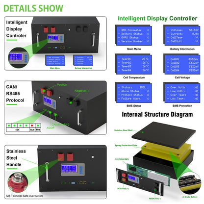 48V 230Ah 12Kwh Battery Pack