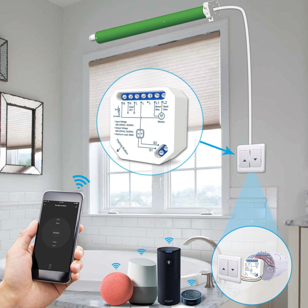 WiFi Smart Curtain Blinds