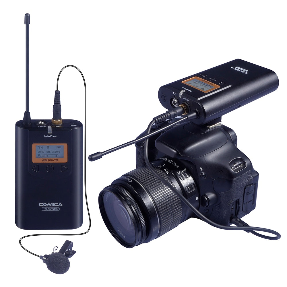 UHF Wireless Lavalier Microphone System