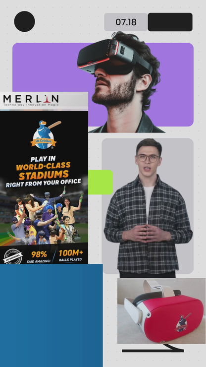 Merlin VR Cricket Home Edition including IB bat oculus meta quest 2/3 virtual reality