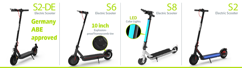 merlin e-scooter urban mobility with bone conduction audio