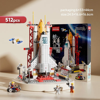 Space Rocket Model Building Block Toy