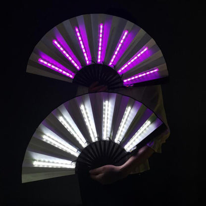 Party LED Fan Luminous Light Up Fan