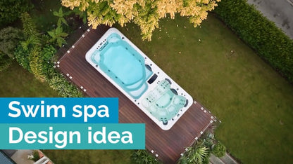 Multi-person Surfing Jacuzzi Super Large Swimming Pool