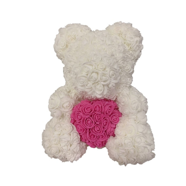 Rose Bear Heart Artificial Flower