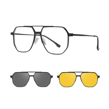 Polarizing Mirror Large Frame Sunglasses